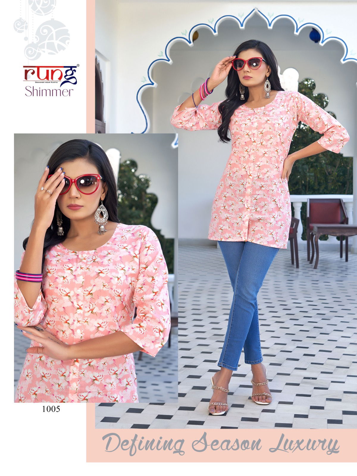 Shimmer By Rung Cotton Printed Ladies Top Wholesalers In Delhi